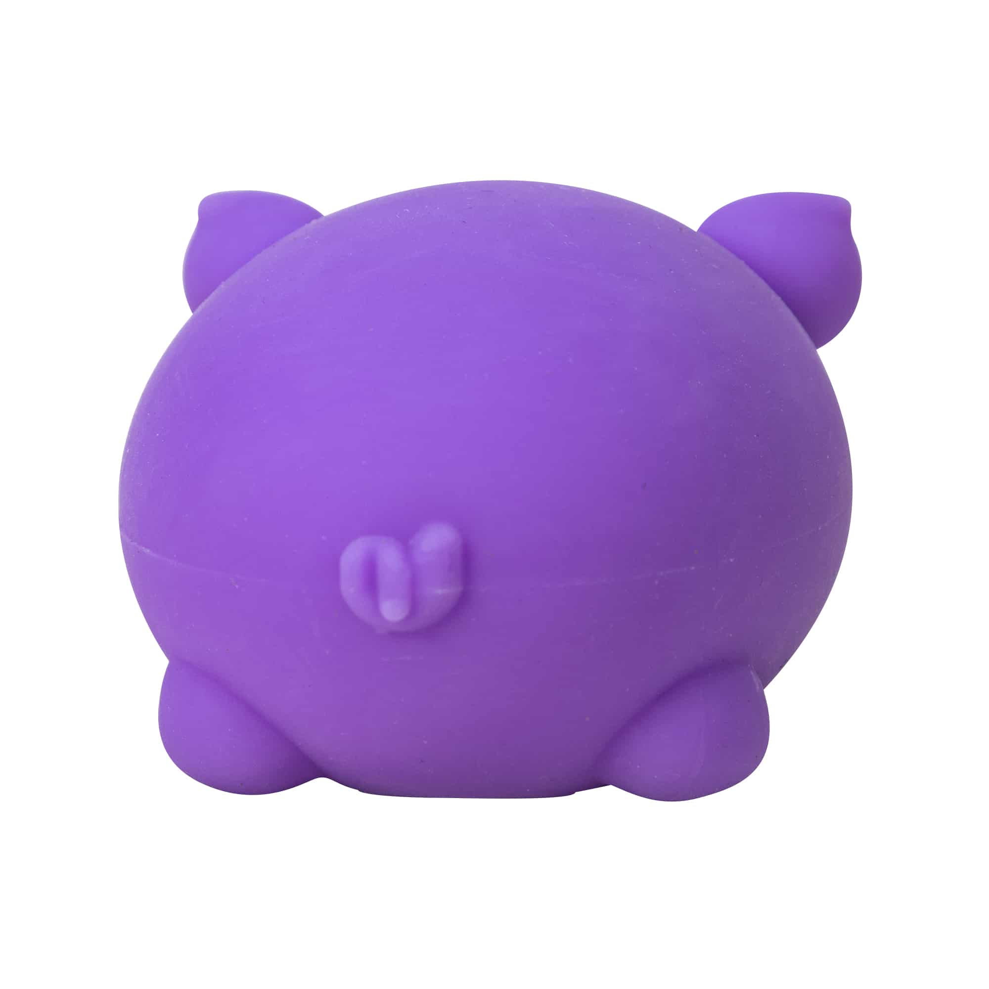 Animal-Shaped NeeDoh Dig’ It Pig | Select Velvet Canopy - Collectible Shaggy Monster Squishable Toy Detail