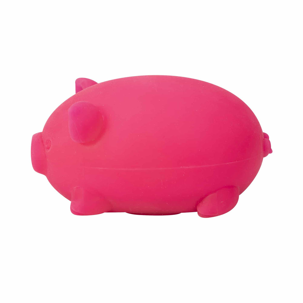 Animal-Shaped NeeDoh Dig’ It Pig | Select Velvet Canopy - Collectible Shaggy Monster Squishable Toy Detail