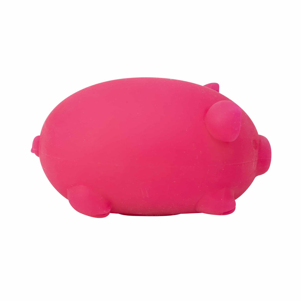Animal-Shaped NeeDoh Dig’ It Pig | Select Velvet Canopy - Collectible Shaggy Monster Squishable Toy Detail