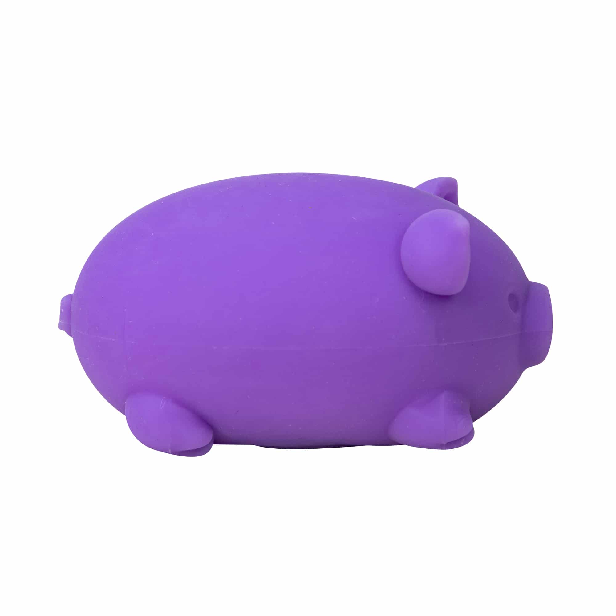 Animal-Shaped NeeDoh Dig’ It Pig | Select Velvet Canopy - Collectible Shaggy Monster Squishable Toy Detail