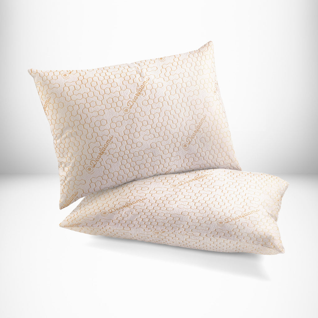 Hotel Collection Cozy Copper Infused Bed Pillow Standard, White - Ergonomic Memory Foam Pillow for Neck Pain Support - Default Title