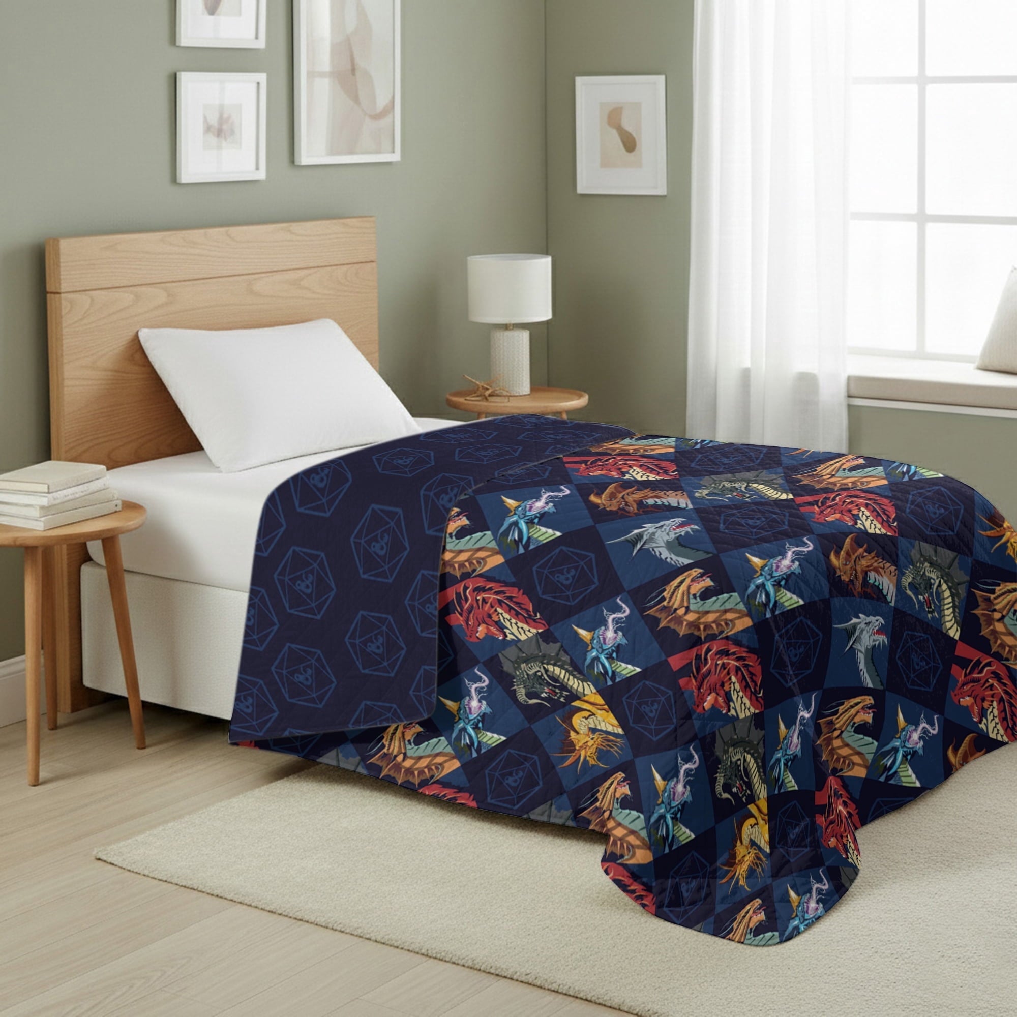 Super Soft Flannel Quilted Throw Blanket 60x80 inches, Kids Character Bedding - Super Soft Reversible Sherpa Flannel Blanket - Default Title