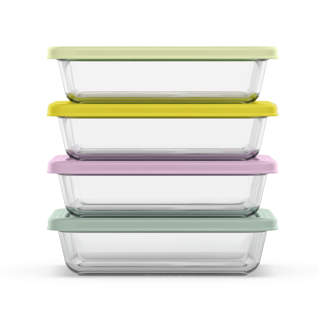 Whimsical Doughnut Everyday 4.5 Cup Glass Meal Prep Set - Fun Food Fidget Cookie Squishable Toy - Default Title