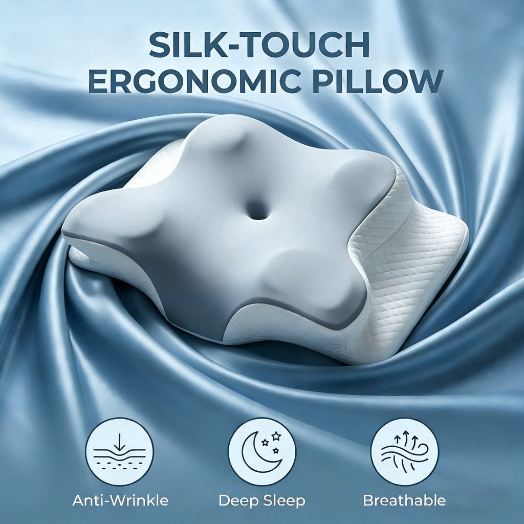 Orthopedic Support Memory Foam Contour Pillows - Neck Pain Relief, Orthopedic Cervical, Breathable Washable Cover - Hotel Quality Plush Sleeping Pillows - Default Title