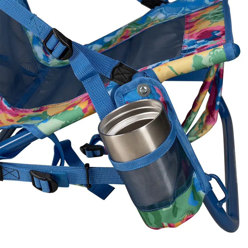 Backpack Travel Everywhere Chair 2 - Choice 656 - Low-Profile Reclining Beach Chair with Backpack Straps Detail