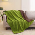Cozy Fleece Reversible Sherpa Fleece Throw Blanket for Couch, Soft Plush Blanket for Bed Sofa, Warm Fluffy Blankets for All Seaso... - Lightweight Plush Warm Blanket for All Seasons - Default Title