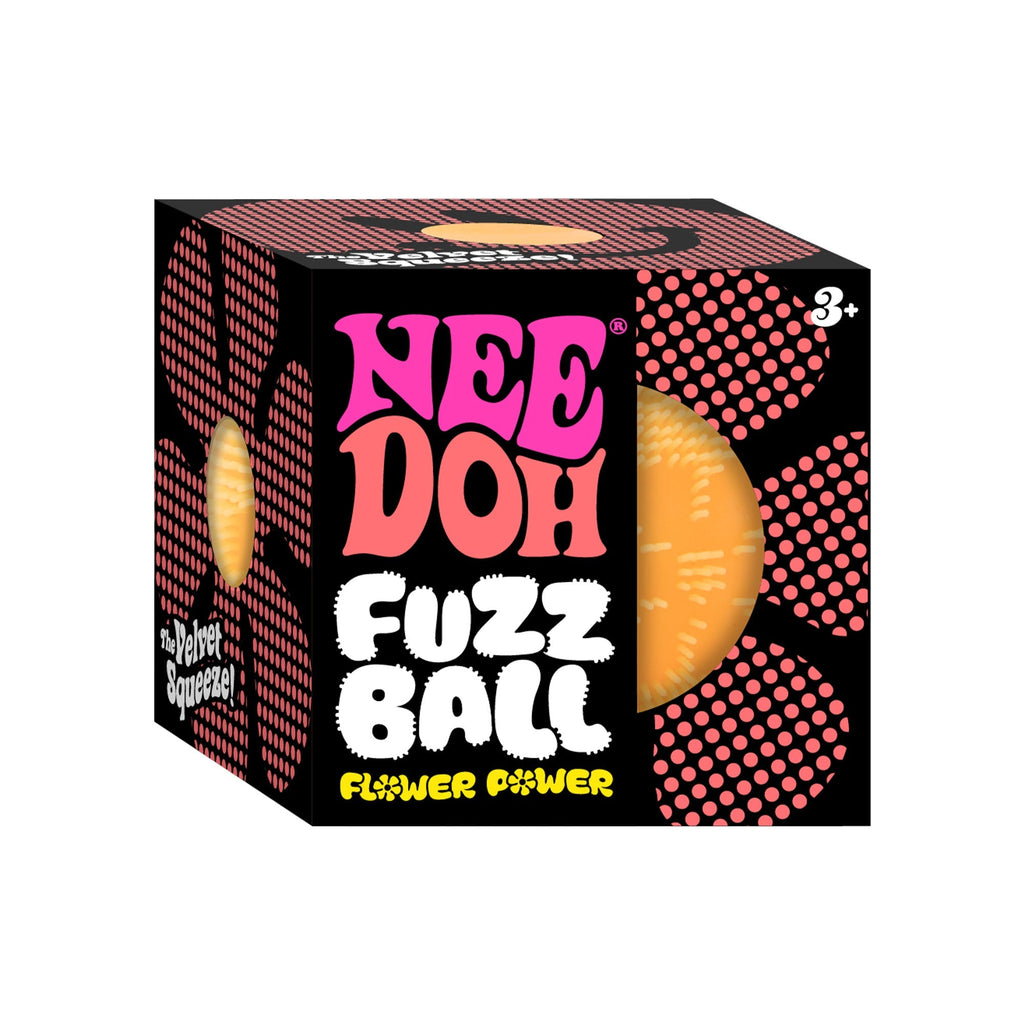 Shaggy Tactile NeeDoh Fuzz Ball Flower Power | Signature Elm Point - Spiky Textured Groovy Glob for Sensory Therapy Detail
