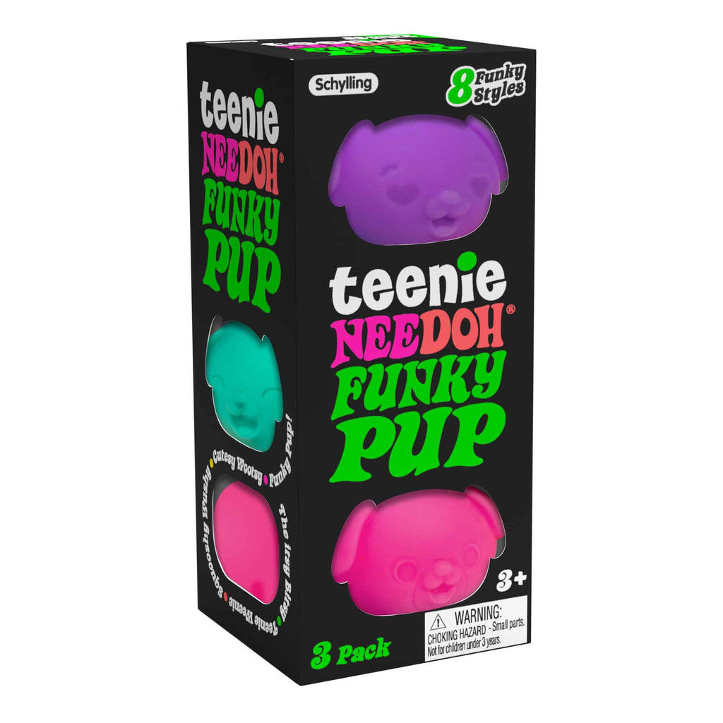 Portable Teenie Teenie NeeDoh Funky Pup | Edition Copper Bloom - Teeny NeeDoh 3-Pack Pocket-Sized Squishy Balls - Default Title