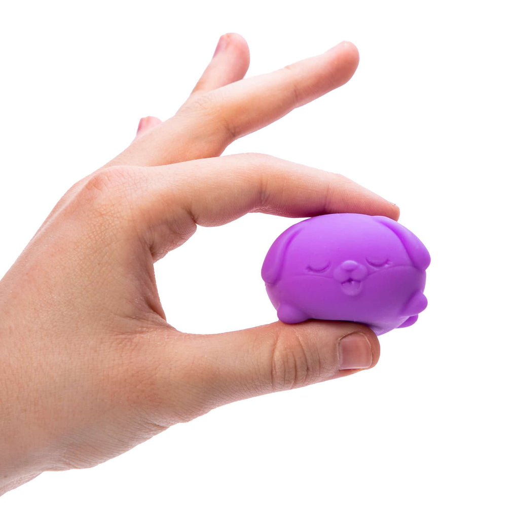 Portable Teenie Teenie NeeDoh Funky Pup | Edition Copper Bloom - Teeny NeeDoh 3-Pack Pocket-Sized Squishy Balls Detail