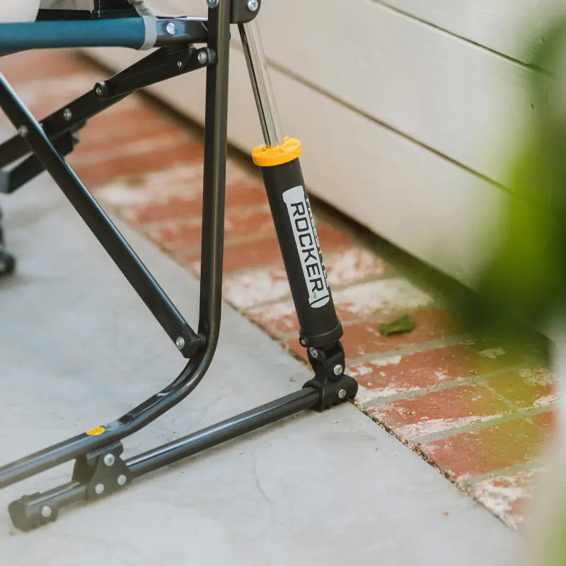 Patented Spring-Action Freestyle Rocker with Side Table - Choice 853 - RoadTrip Rocker Smooth Motion Camp Chair Detail