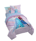 Hypoallergenic Cloud The Poet Inside 5 Piece Twin Size Kids Comforter Set wth Sham - Super Soft Elsa Bed Set for Kids - Cloud-Like Soft Lightweight Bed Comforter - Default Title
