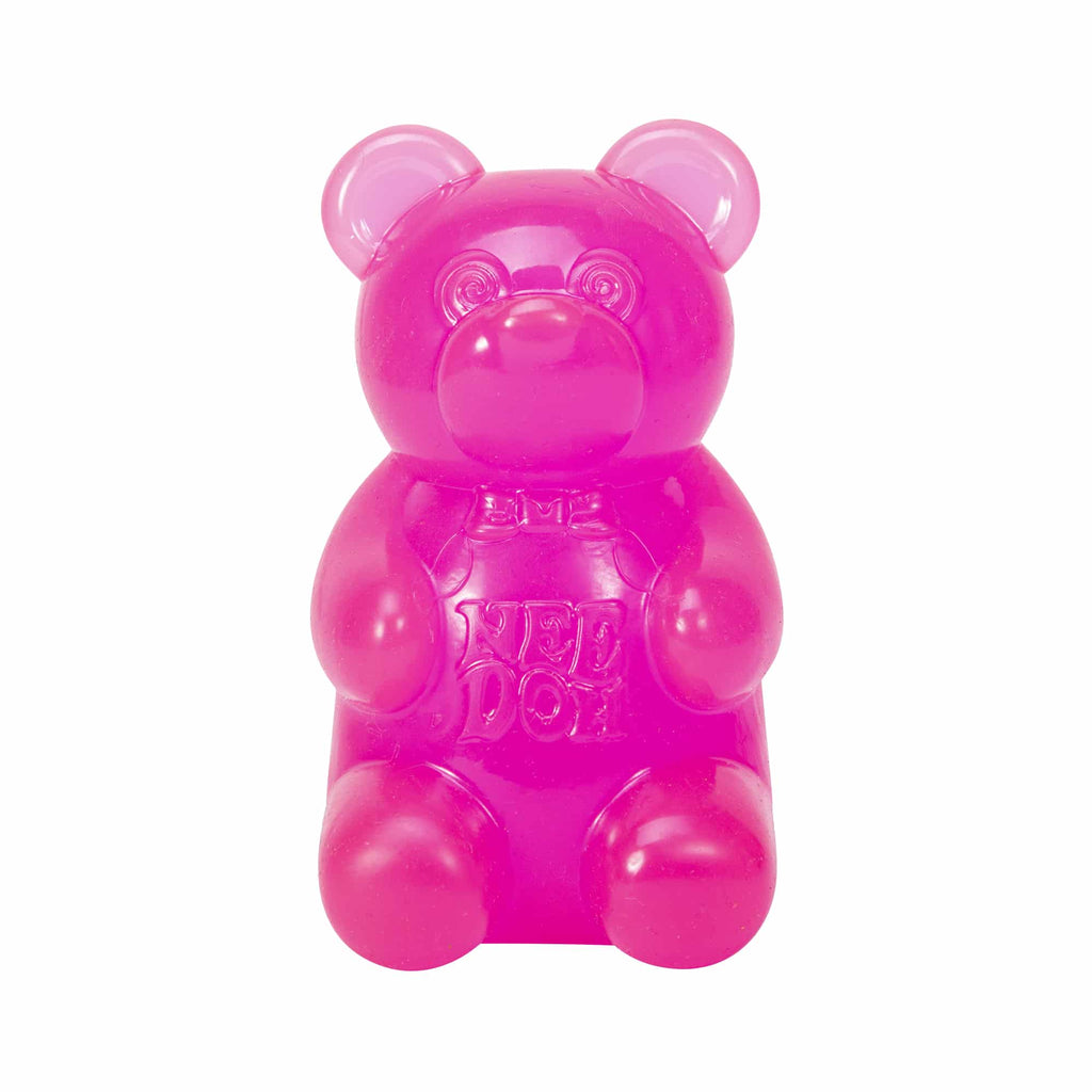 Cute Collectible NeeDoh Gummy Bear | Edition Canyon Forest - Collectible Shaggy Monster Squishable Toy Detail