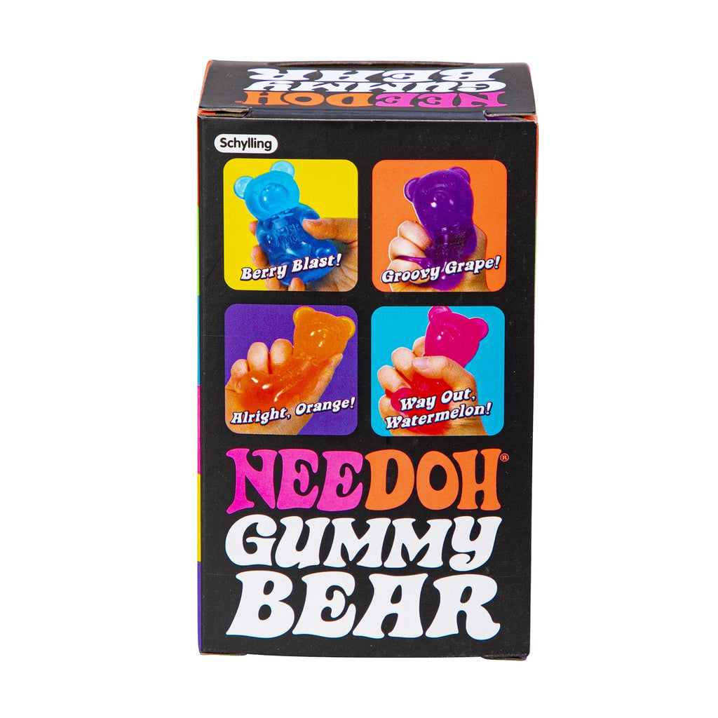 Cute Collectible NeeDoh Gummy Bear | Edition Canyon Forest - Collectible Shaggy Monster Squishable Toy Detail