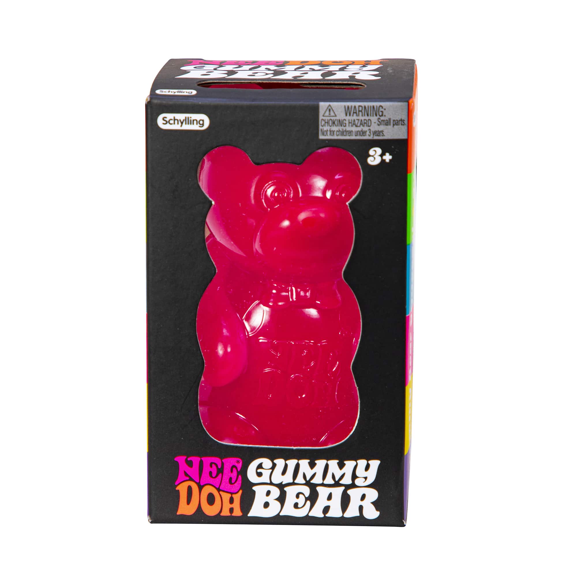Cute Collectible NeeDoh Gummy Bear | Edition Canyon Forest - Collectible Shaggy Monster Squishable Toy Detail