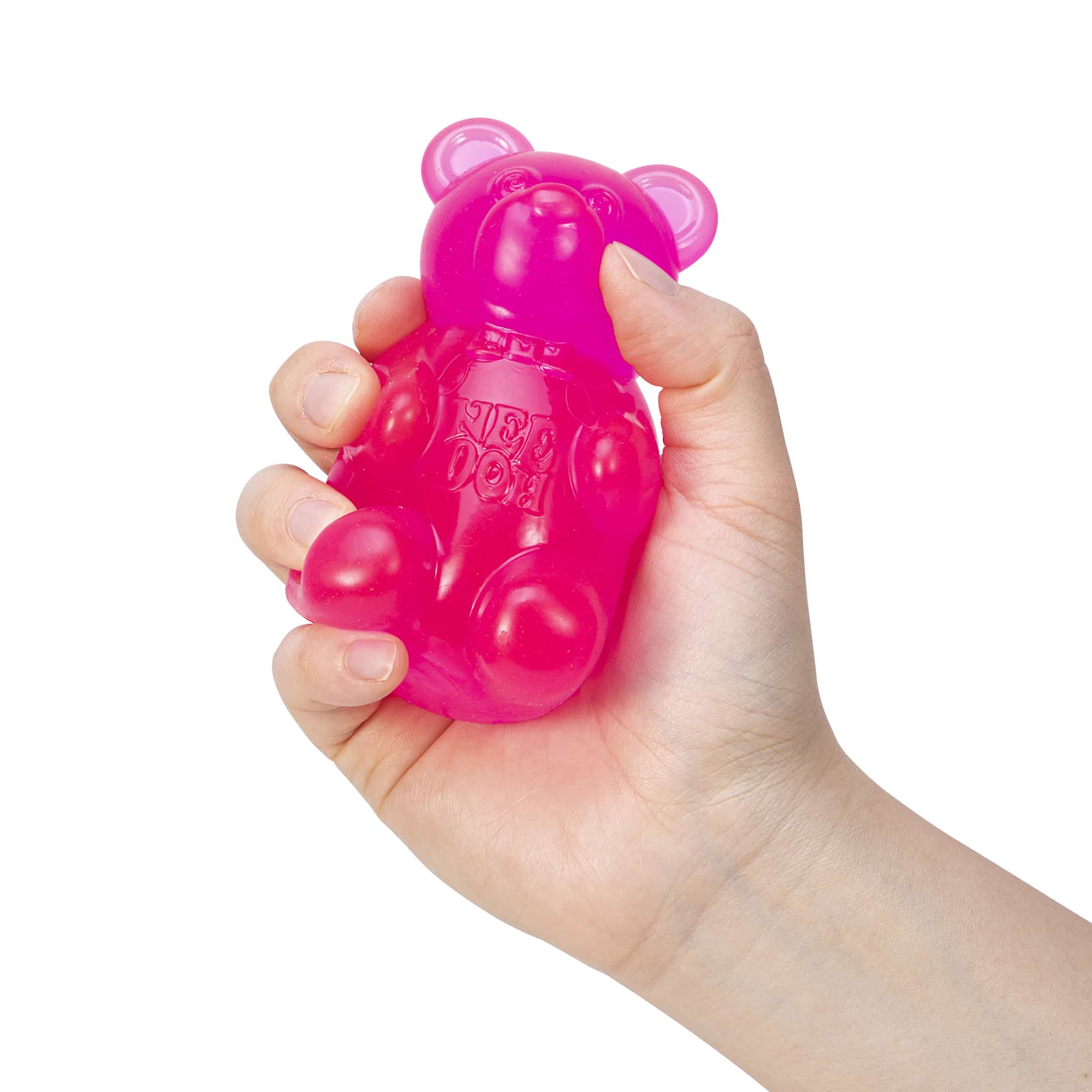 Cute Collectible NeeDoh Gummy Bear | Edition Canyon Forest - Collectible Shaggy Monster Squishable Toy Detail