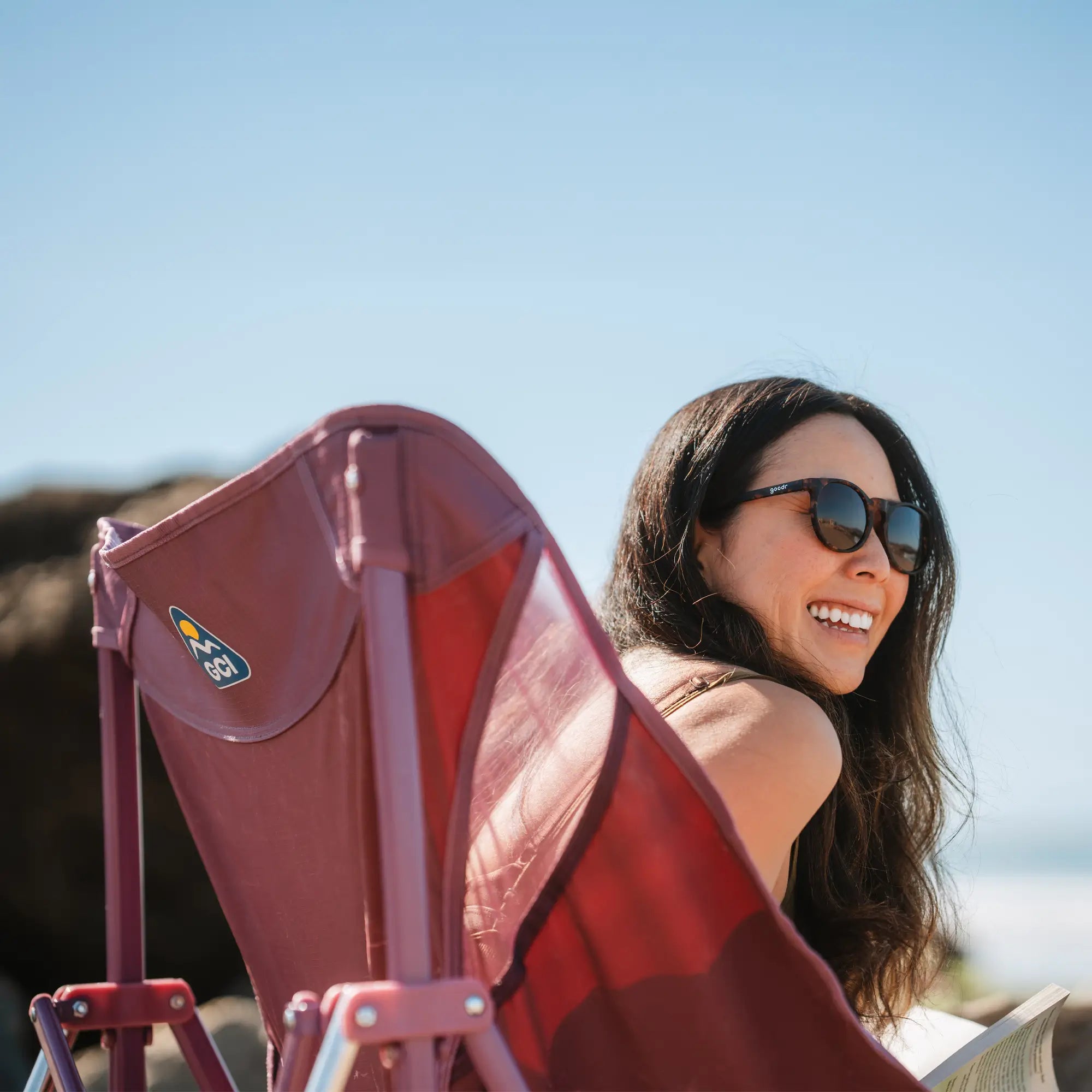 Premium All-Weather Pod Rocker Elite - Choice 832 - Freestyle Rocker Portable Outdoor Folding Chair Detail