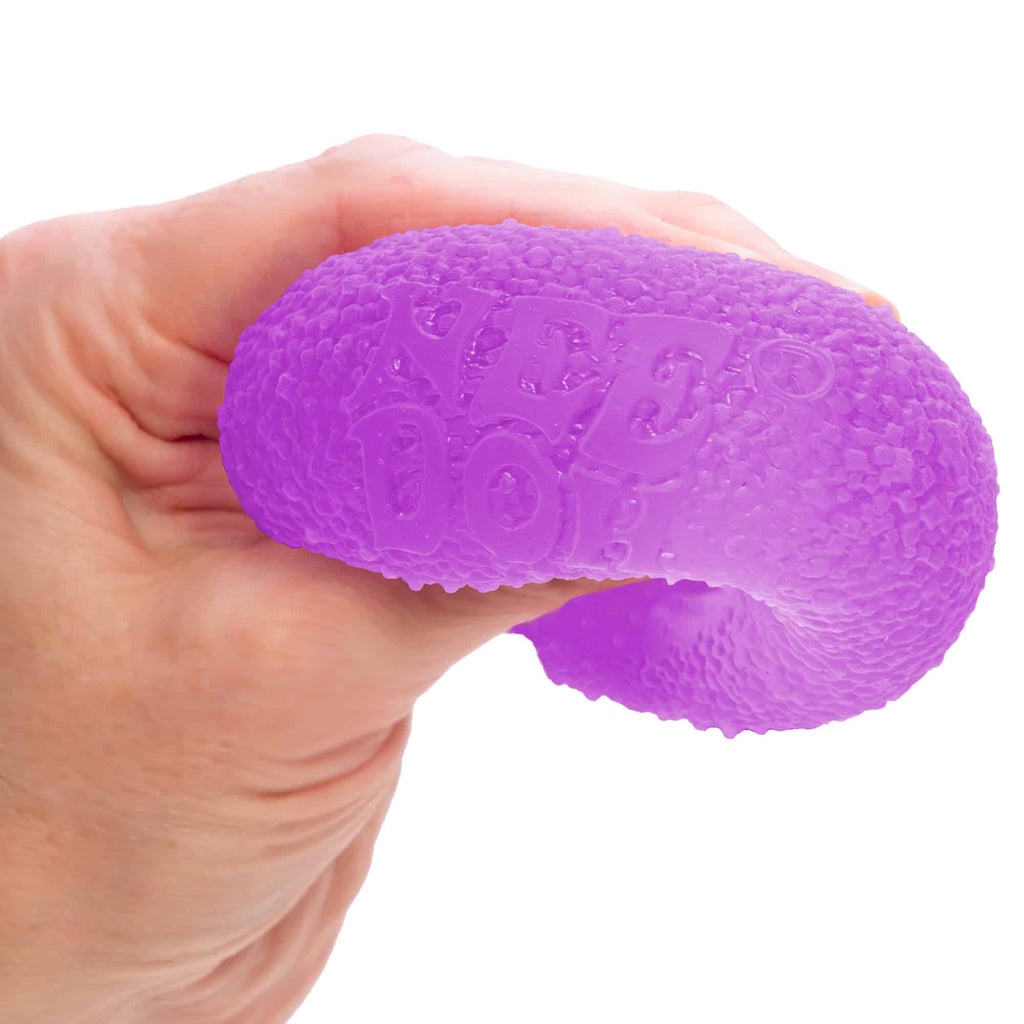 Whimsical Doughnut NeeDoh Gumdrop | Edition Juniper Flare - Squishy Dohnut Sweet Treat Shaped Stress Toy Detail
