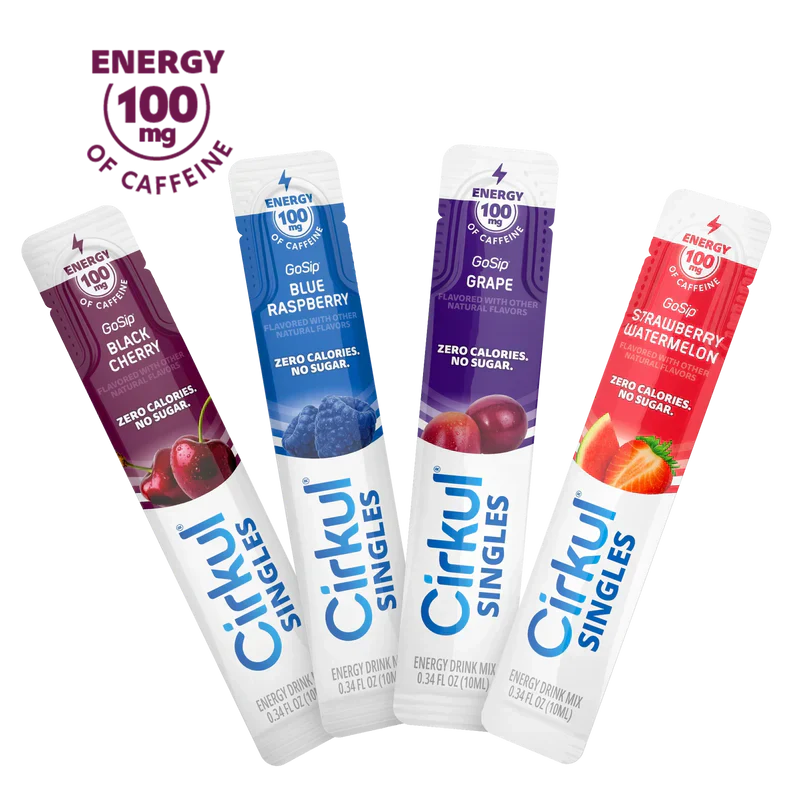 Natural Fruit Flavored 16-Pack  Singles GoSip Bundle H74N - Zero-Calorie Multi-Flavor Sip Pods for Water Bottle - Default Title