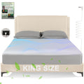 Cooling Sateen Grounding Sheets King Size,Earth Grounded Fitted Bed Sheet 10% Pure Silver Fiber + 90% Organic Cotton, Bed Grounding ... - Cooling Hotel Quality Bedding Sheets and Pillowcases - Default Title
