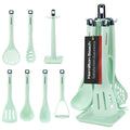 Ergonomic Cooking Kitchen Utensil Set 7 Piece | Cooking Utensil set Slotted turner, Ladle Skimmer, Pasta Server, Potato Masher, S... - Premium Stainless Steel Cooking Utensil for Non-Stick Pots - Default Title