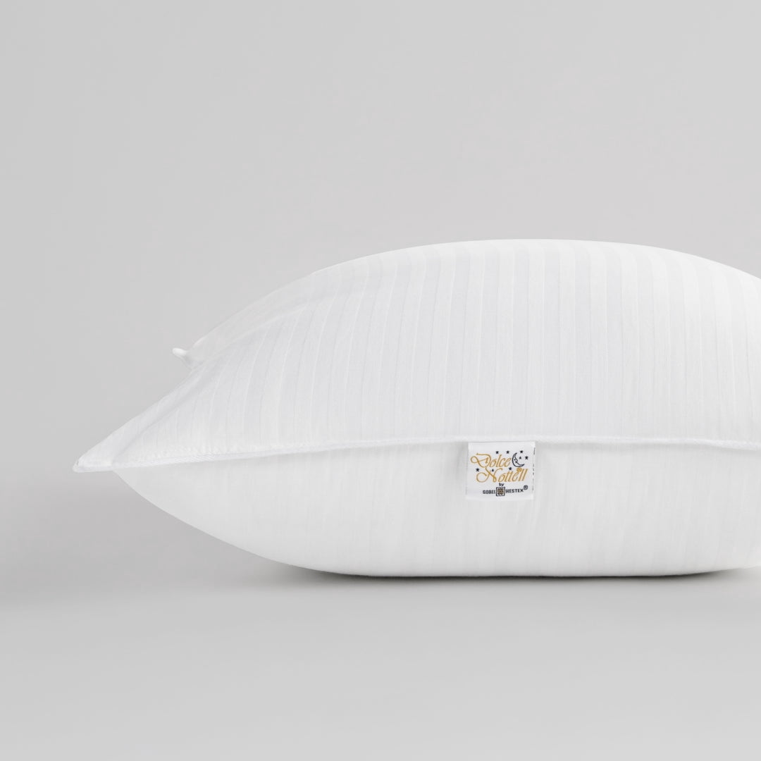 Decorative Plump Dolce Notte II Stomach, Side and Back Sleeper Bed Pillow for Sleeping | Hotel and Resort Quality | Hypoallergenic, Do... - Ergonomic Memory Foam Pillow for Neck Pain Support - Default Title