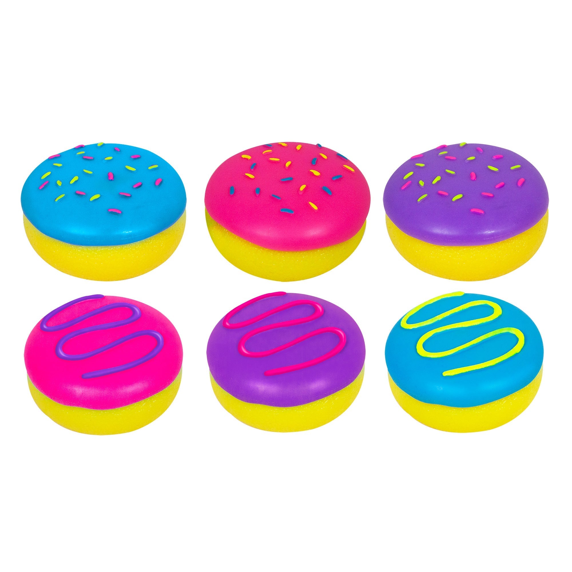 Sweet Treat Shaped Jelly Dohnut NeeDoh | Signature Seaside Lane - Deliciously Soft Cupcake Sensory Glob Detail