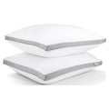 Fluffy Shredded 2 Pack Cotton Down Alternative Pillows,Queen Size Bed Pillows Gusseted Hypoallergenic - Hotel Quality Plush Sleeping Pillows - Default Title