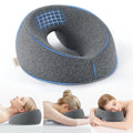 Ergonomic Memory Foam Face Down Pillow Massage Headrest for Bed, Memory Foam Pillow Face Cradle Support for Stomach Sleepers, Eye Post-Surg... - Hotel Quality Plush Sleeping Pillows - Default Title