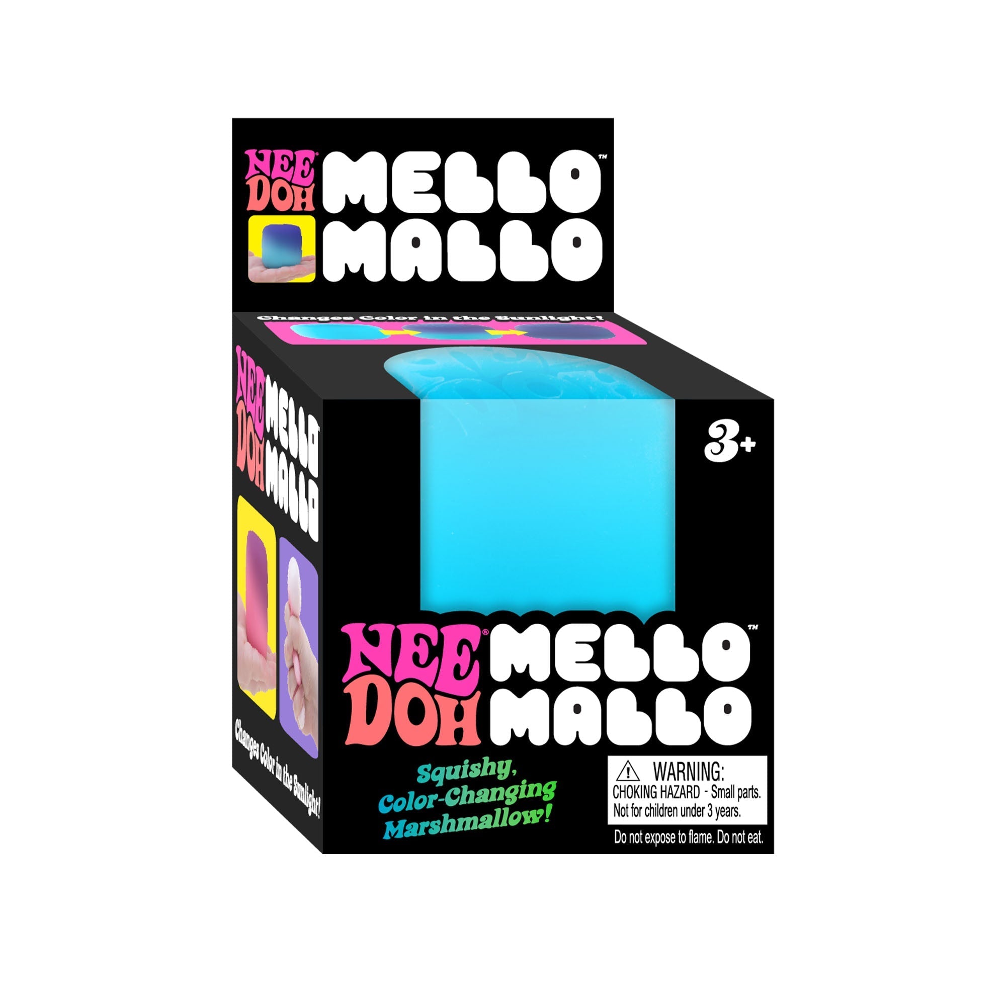 Fun Food Fidget NeeDoh Mello Mallo | Series Stone Harbor - Fun Food Fidget Cookie Squishable Toy - Surprise Me! (Random Color)