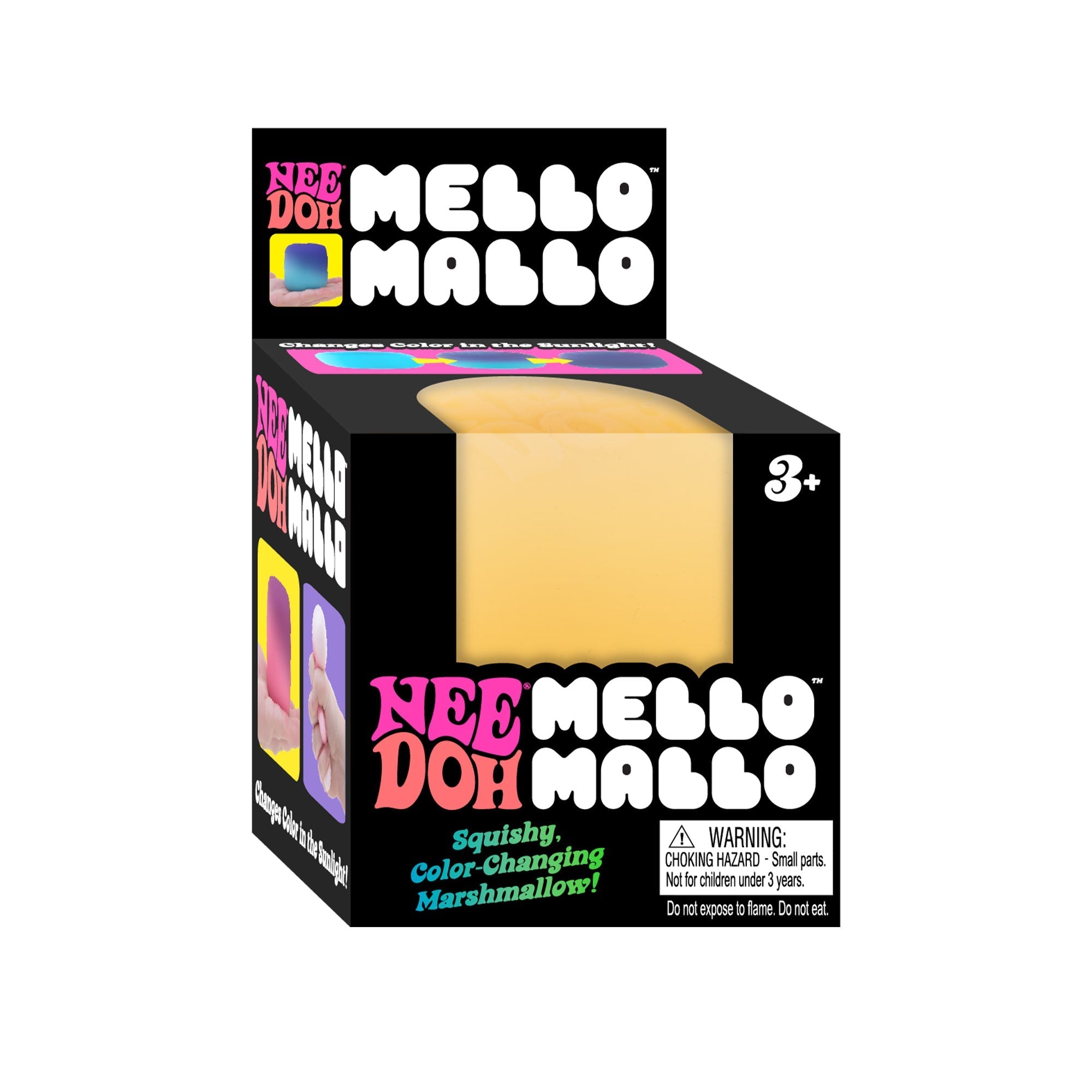 Fun Food Fidget NeeDoh Mello Mallo | Series Stone Harbor - Fun Food Fidget Cookie Squishable Toy Detail