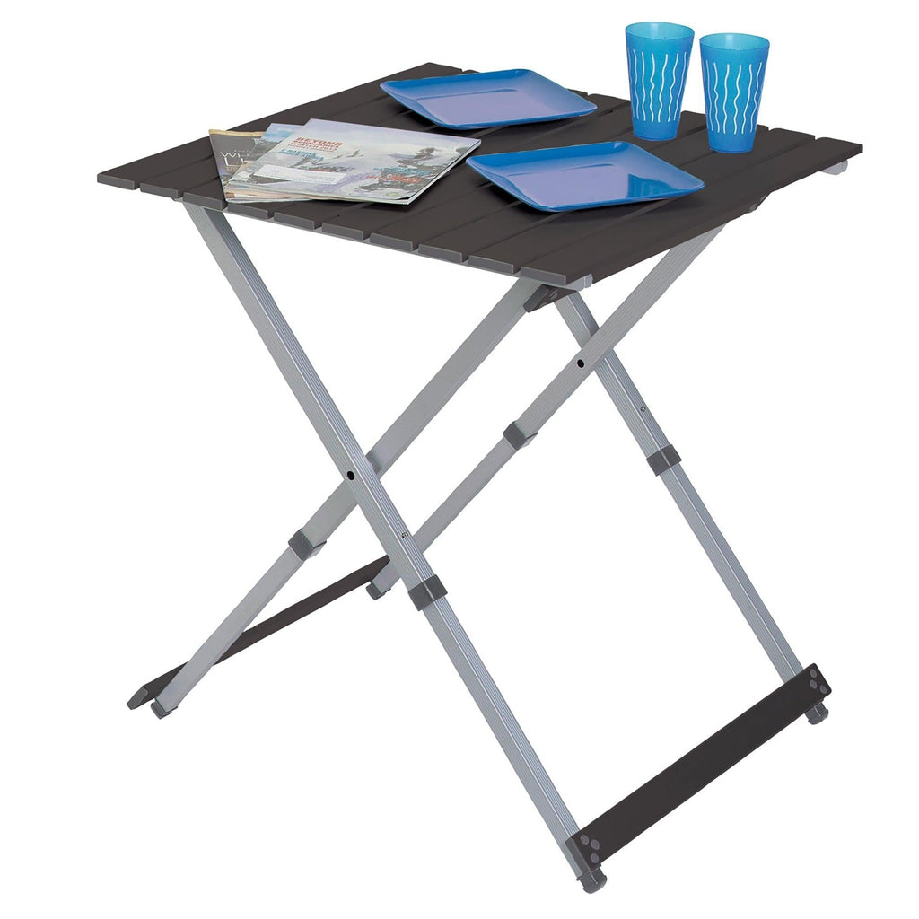 Heavy-Duty Grilling Compact Camp Table 25 - Choice 214 - Slim-Fold Outdoor Cook Station with Storage Shelves Detail
