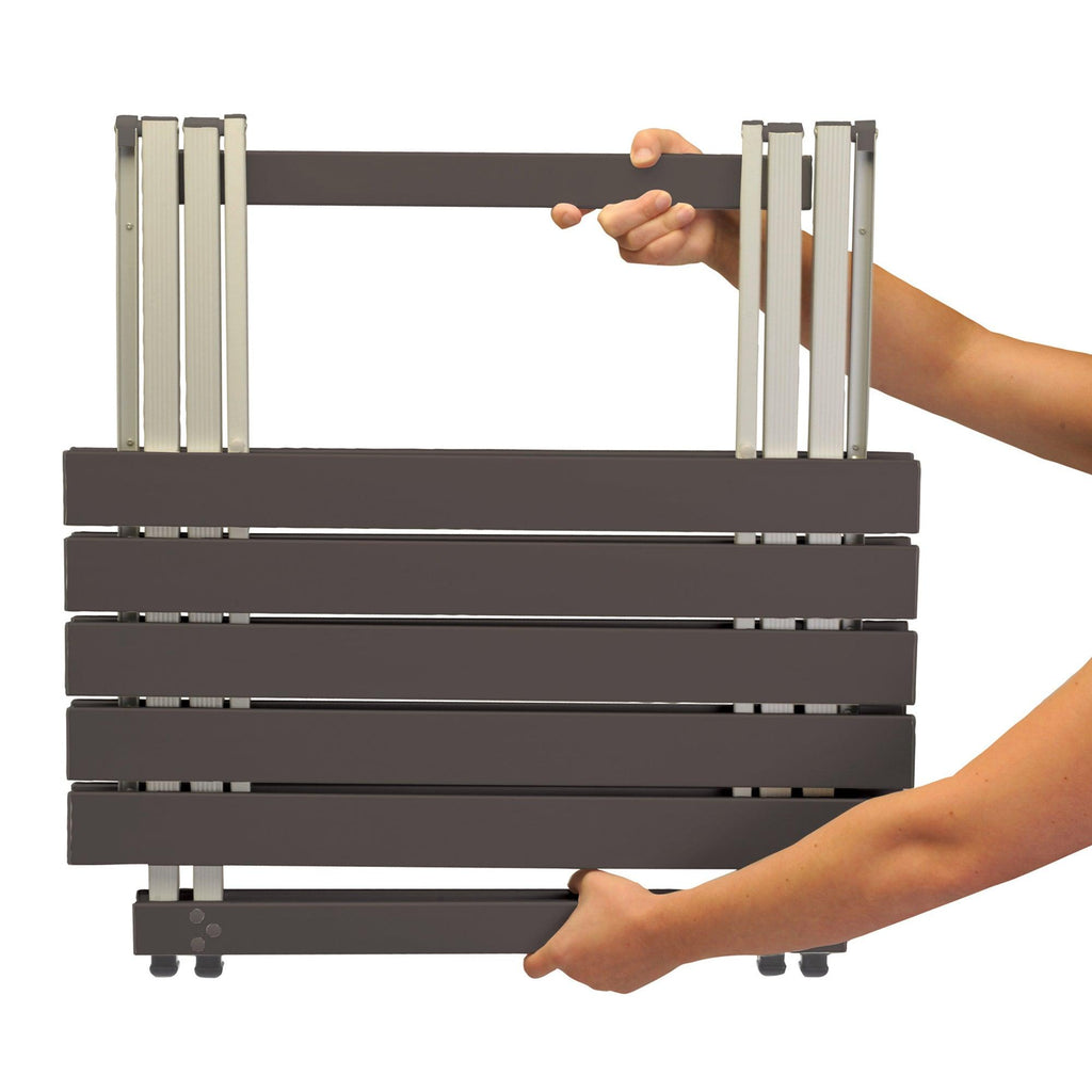 Heavy-Duty Grilling Compact Camp Table 25 - Choice 214 - Slim-Fold Outdoor Cook Station with Storage Shelves Detail
