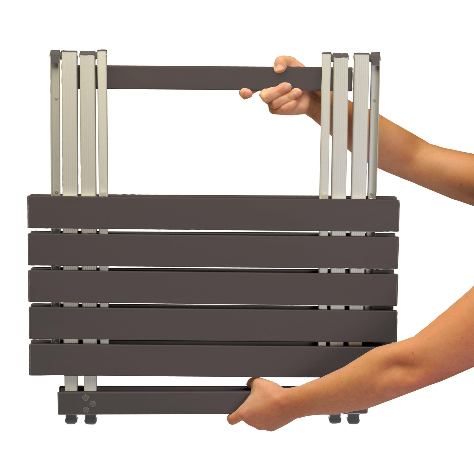 Heavy-Duty Grilling Compact Camp Table 25 - Choice 214 - Slim-Fold Outdoor Cook Station with Storage Shelves Detail