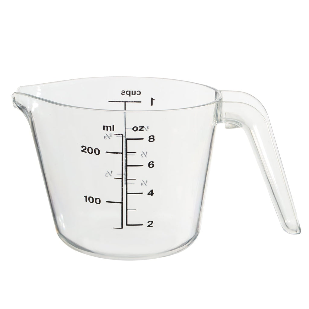 Premium Kitchen 1 Cup Large Spout Plastic Measuring Cup, Clear - Kitchen Gadget Tool for Quick Food Prep - Default Title