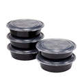 Whimsical Doughnut 5-Pack Round Meal Prep Containers with Lids, 1L, BPA-Free, Microwave & Dishwasher Safe, Ideal Use for Meal ... - Deliciously Soft Cupcake Sensory Glob - Default Title