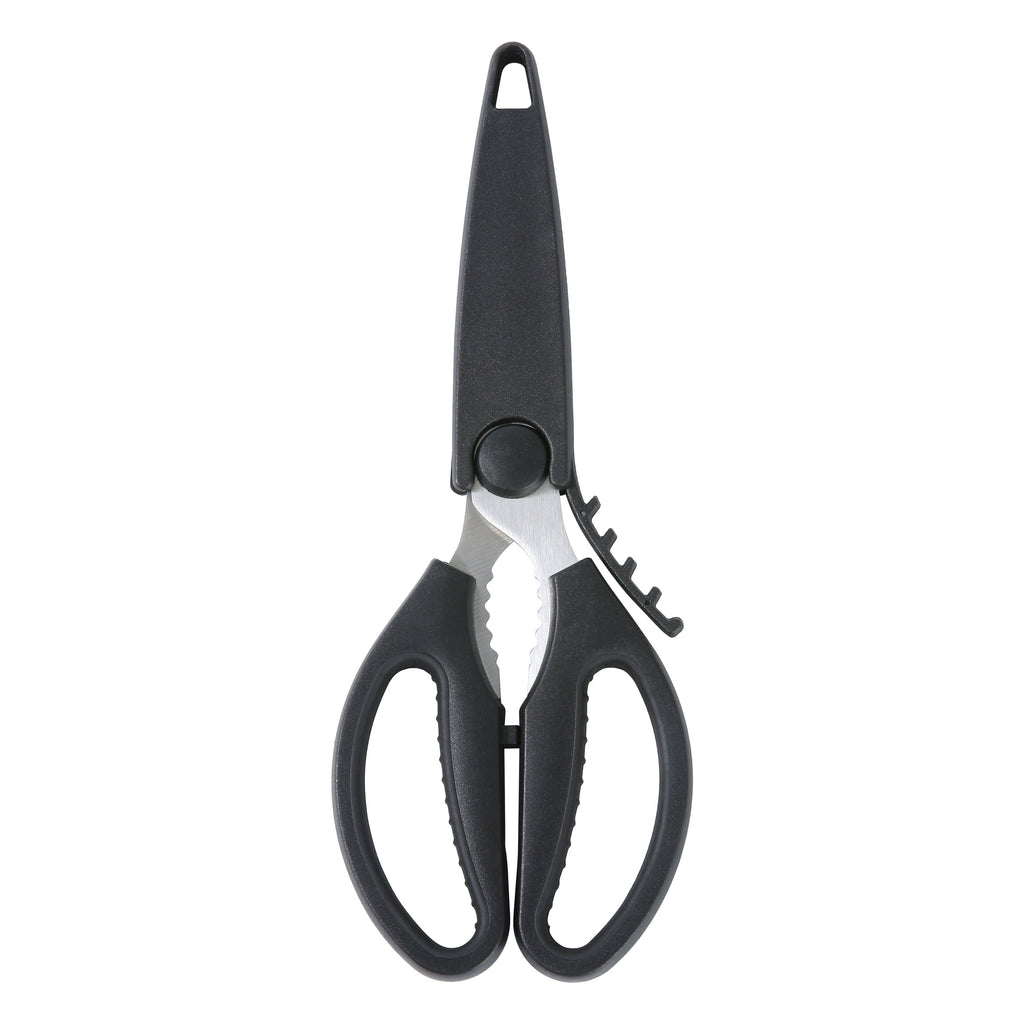 Multi-Functional Stainless Steel Multi-Purpose Kitchen Shears with Grip 1 Each - Kitchen Gadget Tool for Quick Food Prep - Default Title
