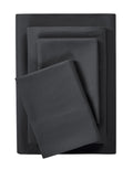 Ultra-Soft Microfiber Bed Sheet Set, Queen, Rich Black, 4 Piece - Premium Ultra-Soft Pillowcase Pair for Sleeping - Default Title