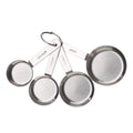 Innovative Kitchen Stainless Steel 4-Piece Nesting Measuring Cups - Premium Stainless Steel Garlic Presser & Peeler - Default Title