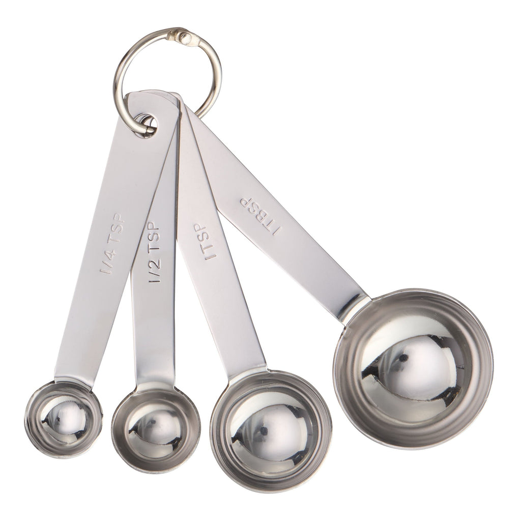 Innovative Kitchen Stainless Steel 4-Piece Nesting Measuring Spoons Set, Stainless Steel Finish - Innovative Kitchen Helper for Modern Cooking - Default Title
