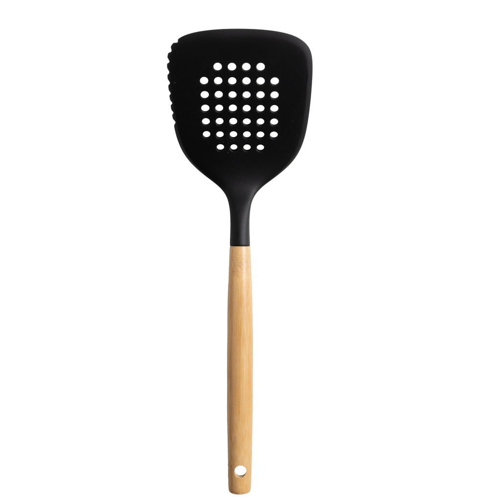 Professional Grade Kitchen and Cooking Utensil Turner, 13" L, Black - Multi-Purpose Hand Tool for Daily Meal Prep - Default Title