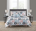 Fluffy Down Alternative Reversible Marble Diamond 8-Piece Bed in a Bag Bedding Set, Twin/Twin XL - Cloud-Like Soft Lightweight Bed Comforter - Default Title