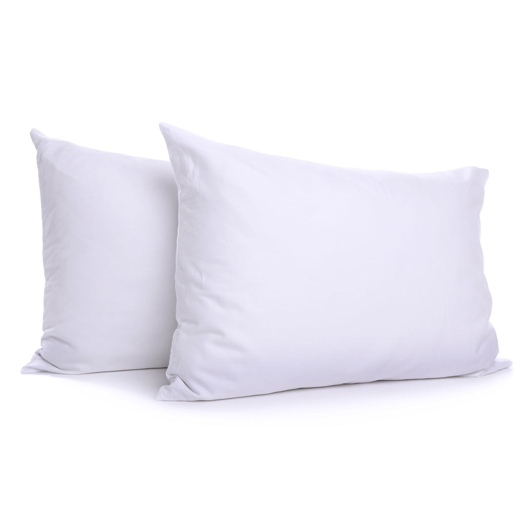 Orthopedic Support 2-Pack Down Alternative White Bed Pillows, Standard - Ergonomic Memory Foam Pillow for Neck Pain Support - Default Title