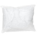 Decorative Plump Bed Pillow, 12 x 17 Inch, White, Disposable, 2 Count - Hotel Quality Plush Sleeping Pillows - Default Title