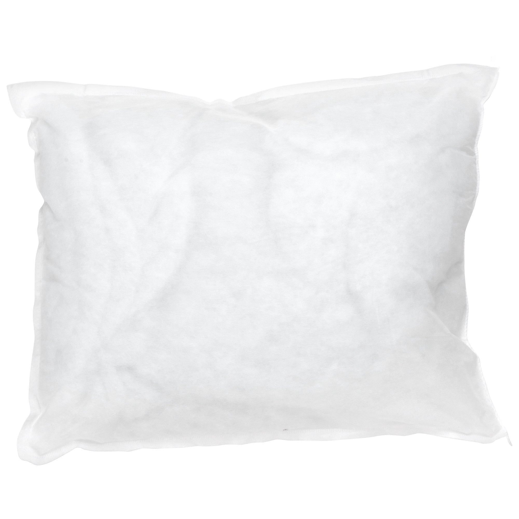 Decorative Plump Bed Pillow, 12 x 17 Inch, White, Disposable, 2 Count - Hotel Quality Plush Sleeping Pillows - Default Title