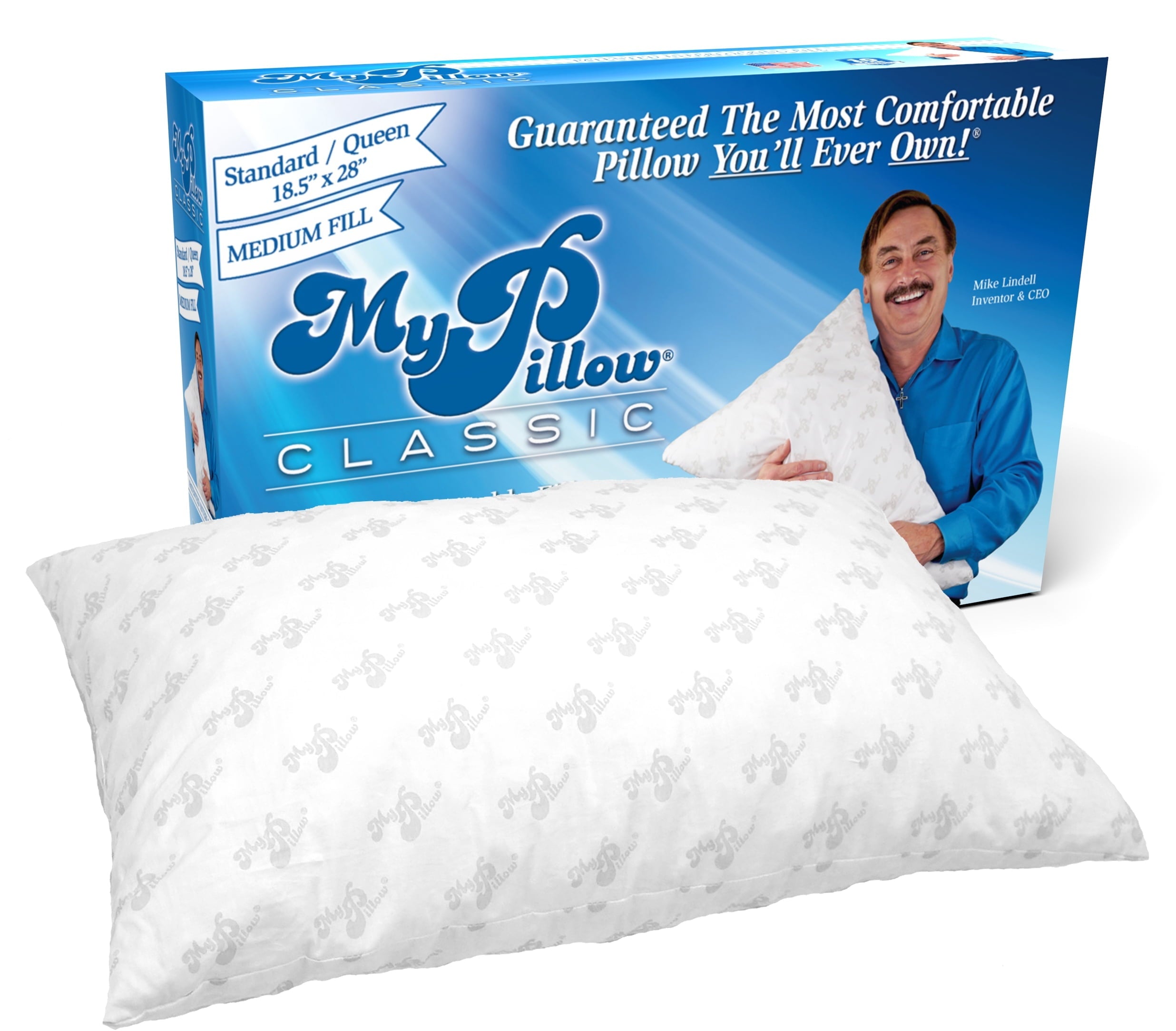 Orthopedic Support Bed Pillow Classic Standard/Queen Medium - Orthopedic Shredded Foam Bed Pillow Set - Default Title