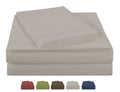 Breathable Luxury Luxury Silver Gray Microfiber bed Sheet Sets, 4-pieces, Twin size - Cooling Hotel Quality Bedding Sheets and Pillowcases - Default Title