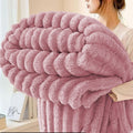Lightweight Warm Faux Fur Throw Blanket for Couch, Soft and Thick Double Layer Throw Blanket, Lightweight Plush Fuzzy Luxury Winter Bl... - Super Soft Reversible Sherpa Flannel Blanket - Default Title