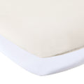 Ultra-Soft 180 Thread Count White and Birch Cotton Fitted Bassinet Sheets, 2 Pack - Breathable Egyptian Cotton Flat & Fitted Sheets - Default Title