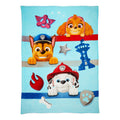 Decorative Knitted Kids Blue Print Fleece Bed Blanket, Twin/Full - Cozy Fleece Throw Blanket for Couch & Bed - Default Title