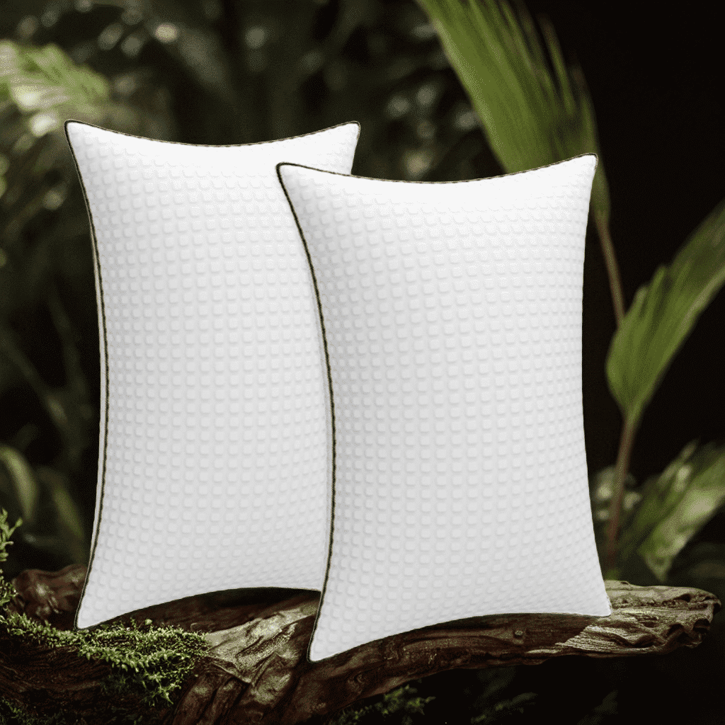 Decorative Plump Pillows King Size Set of 2, Hotel Quality, Down Alternative Gusseted Bed Pillows for Side, Back, or Stomach Sleepers,... - Hotel Quality Plush Sleeping Pillows - Default Title